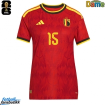 Belgia Thomas Meunier #15 Hjemmedrakt Dame VM 2026 Kortermet